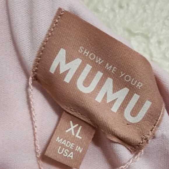 Show Me Your MuMu Deluca Garden Romantic Dress XL Party Spring Floral Feminine - Picture 9 of 9